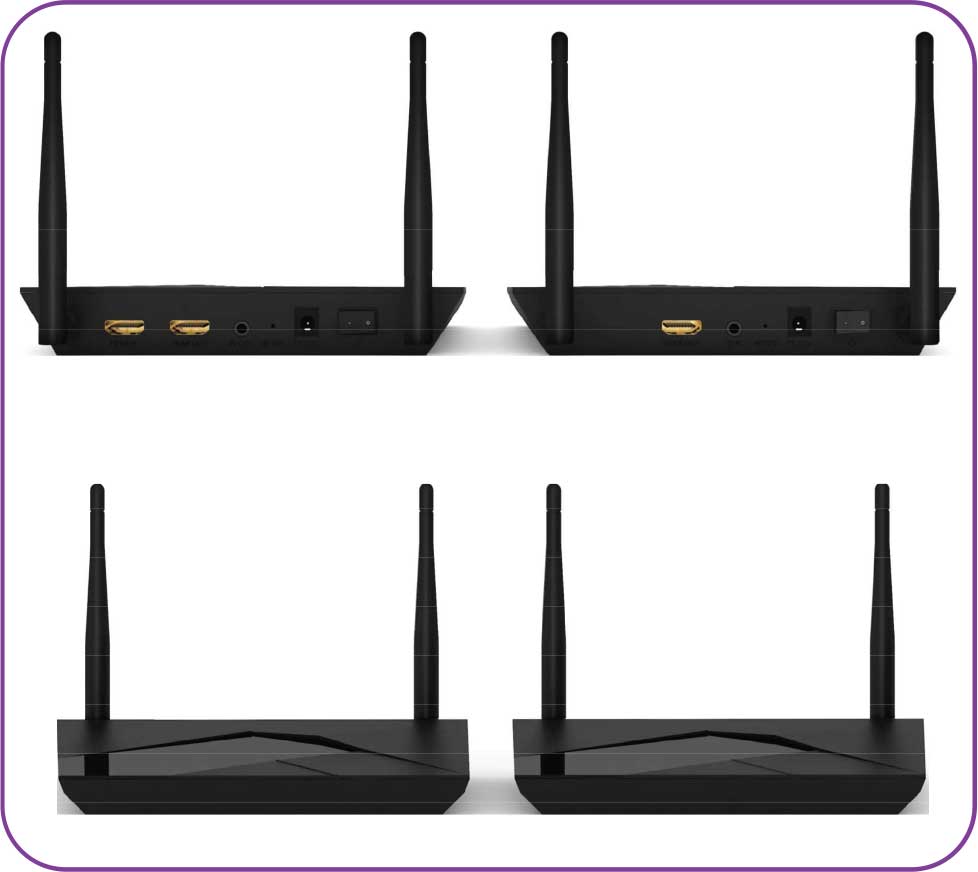 ANGUSTOS AVE100WP - 100m Wireless Extender Support 1080P