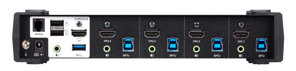 ATEN CS1824 - 4-Port USB 3.0 4K HDMI KVMP™ Switch with Audio Mixer Mode