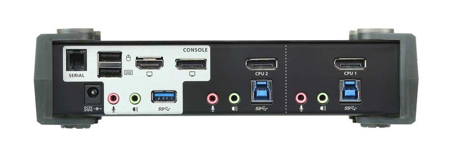 ATEN CS1922M - 2-Port USB 3.0 4K DisplayPort MST KVMP™ Switch