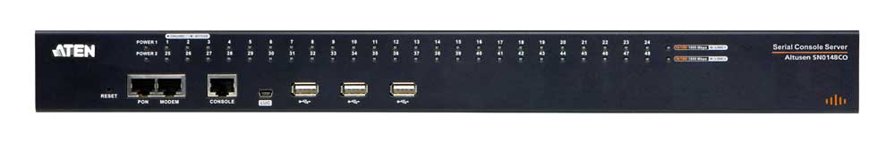 ATEN SN0148CO - 48-Port Serial Console Server with Dual Power/LAN