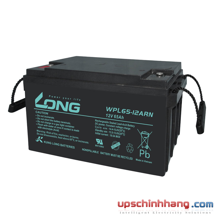 Bình ắc quy kín khí Long 12V-120Ah (WPL120-12RN)