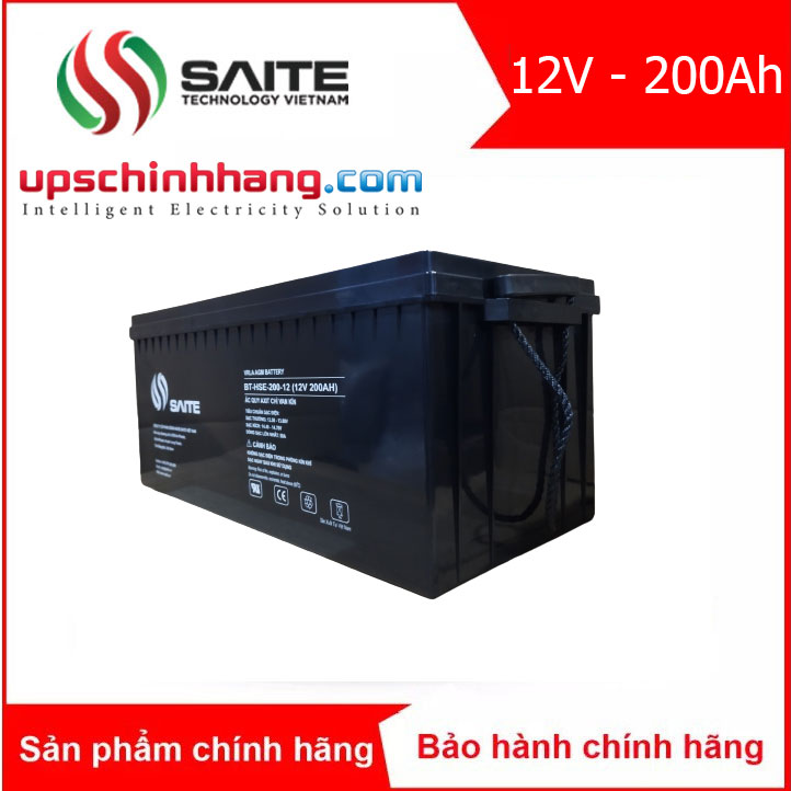 Bình ắc quy kín khí SAITE 12V - 200Ah (BT-HSE-200-12)