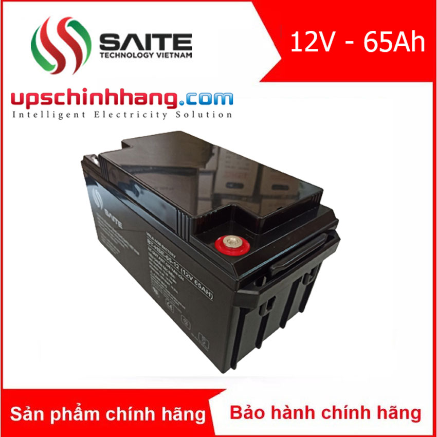 Bình ắc quy kín khí SAITE 12V - 65Ah (BT-HSE-65-12)