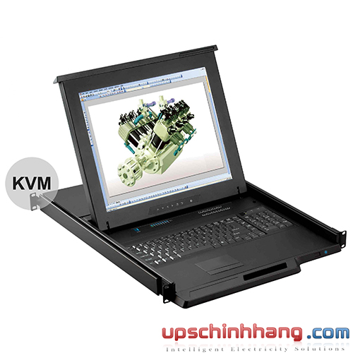 Austin Hughes RKP119-S1601e - 19inch LCD Drawer  w/ 16-port  DB-15 KVM