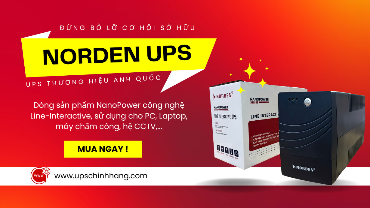 đặt mua hàng ups Norden dòng NanoPower