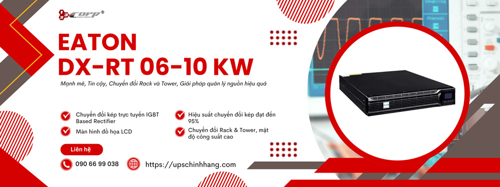 Một số nét chính của UPS Eaton DXRT6KI-AP2