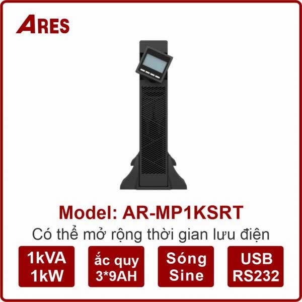 Bộ lưu điện ARES AR-MP1KSRT 1KVA/1KW True Online