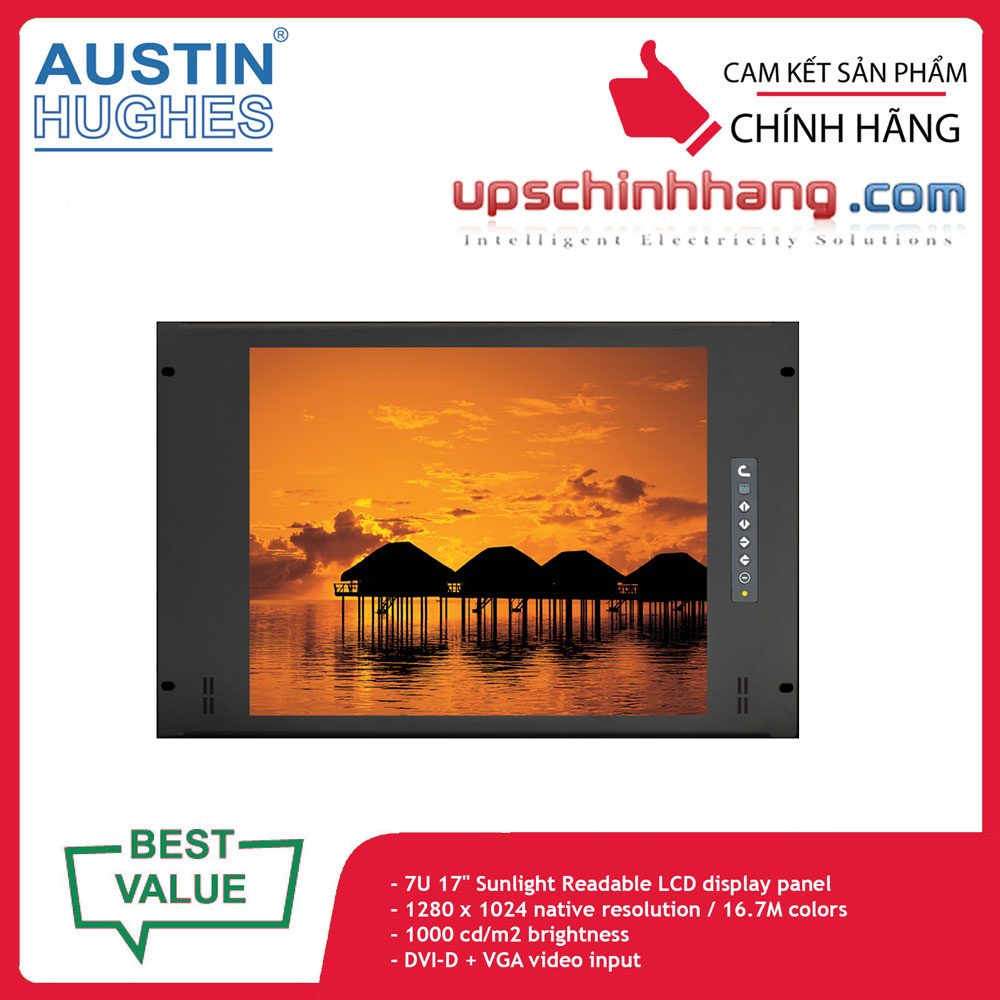 CyberView 7U 17inch Sunlight Readable Display Panel (RP-H717)