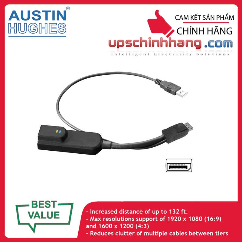 Austin Hughes Cyberview DG-100P | DP USB Cat6 Switch Dongle