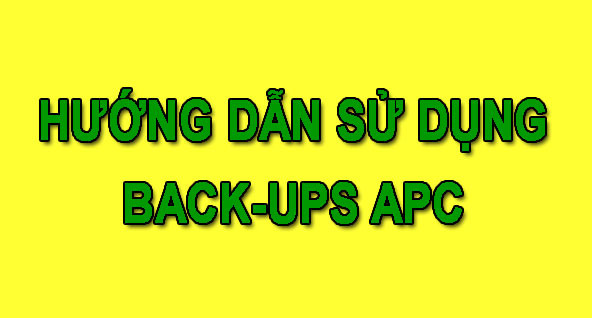 Sổ hướng dẫn sử dụng Back-UPS Dòng BX 500VA, 750VA, 950VA, 1200VA, 1600VA, 2200VA