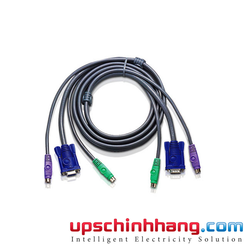 ATEN 2L-5001P/C - 1.2M PS/2 Slim KVM Cable