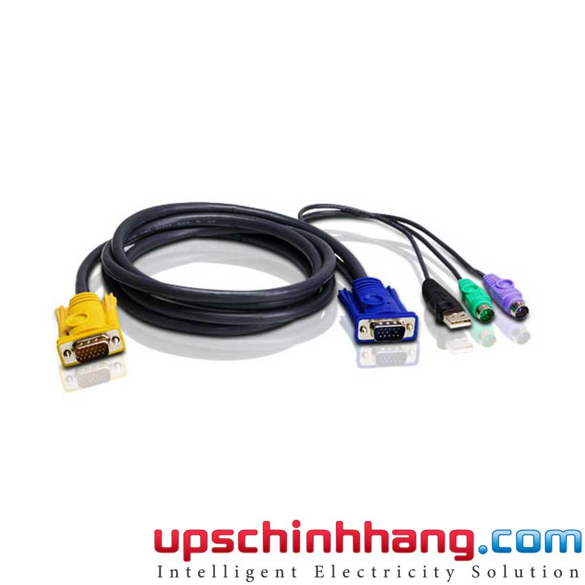 ATEN 2L-5302UP - 1.8M PS/2-USB KVM Cable