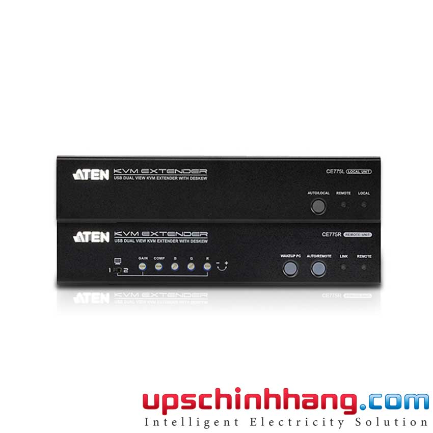 ATEN CE775 - USB VGA Dual View Cat 5 KVM Extender with Deskew (1280 x 1024@300m)