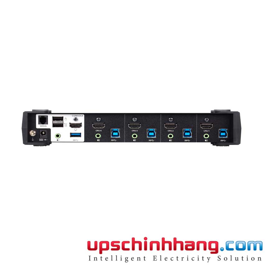 4-Port USB 3.0 4K HDMI KVMP™ Switch with Audio Mixer Mode - CS1824, ATEN  Desktop KVM Switches