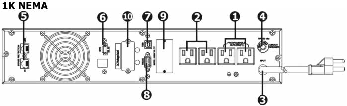 mặt sau UPS Maruson ULT-1KRTGME