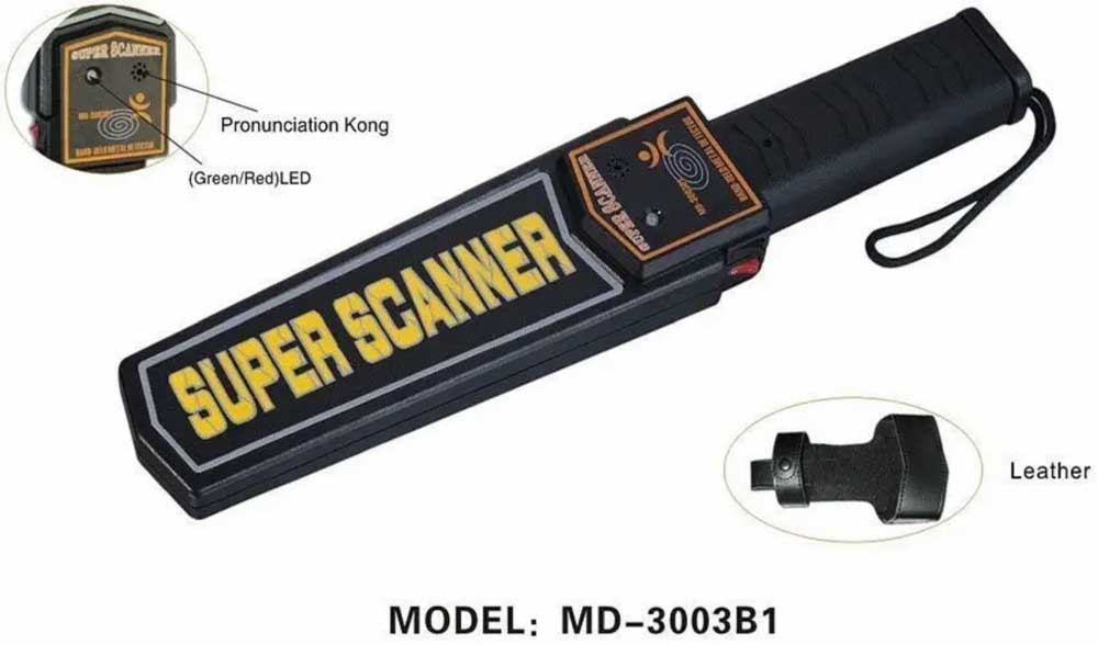 Thông tin sản phẩm máy dò kim loại cầm tay Super Scanner MD-3003B1
