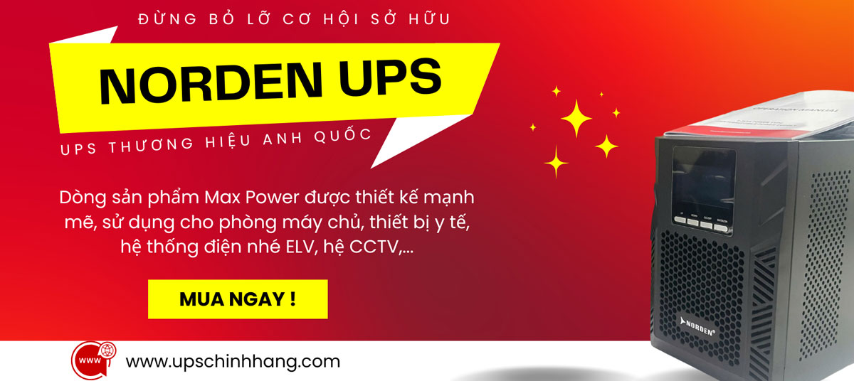 đặt mua hàng ups Norden dòng MaxPower