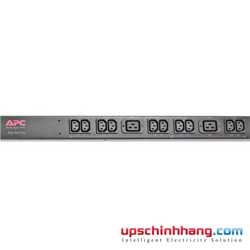 Rack PDU,Basic,ZeroU,16A,230V,(20)C13 & (4)C19; IEC309 (AP7551)