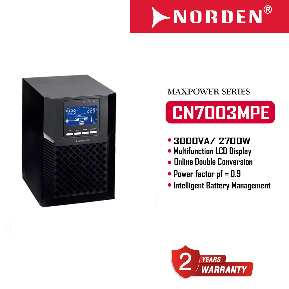 Tính năng bộ lưu điện Norden MaxPower CN7003MPE