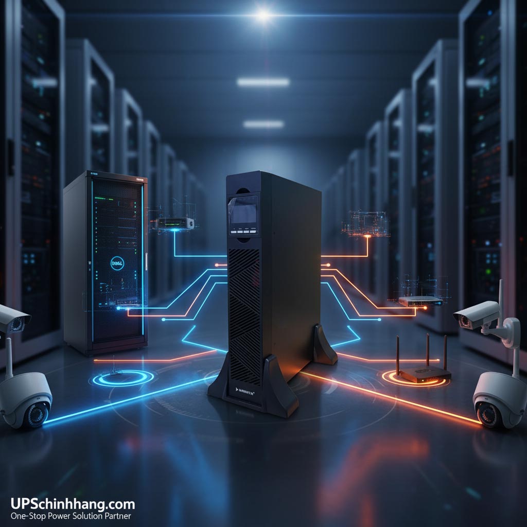 Ứng dụng UPS Norden MaxPower CN7002MPI-RM