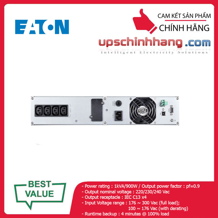 UPS EATON 9A1000iR 1000VA/900W (9103-53973)