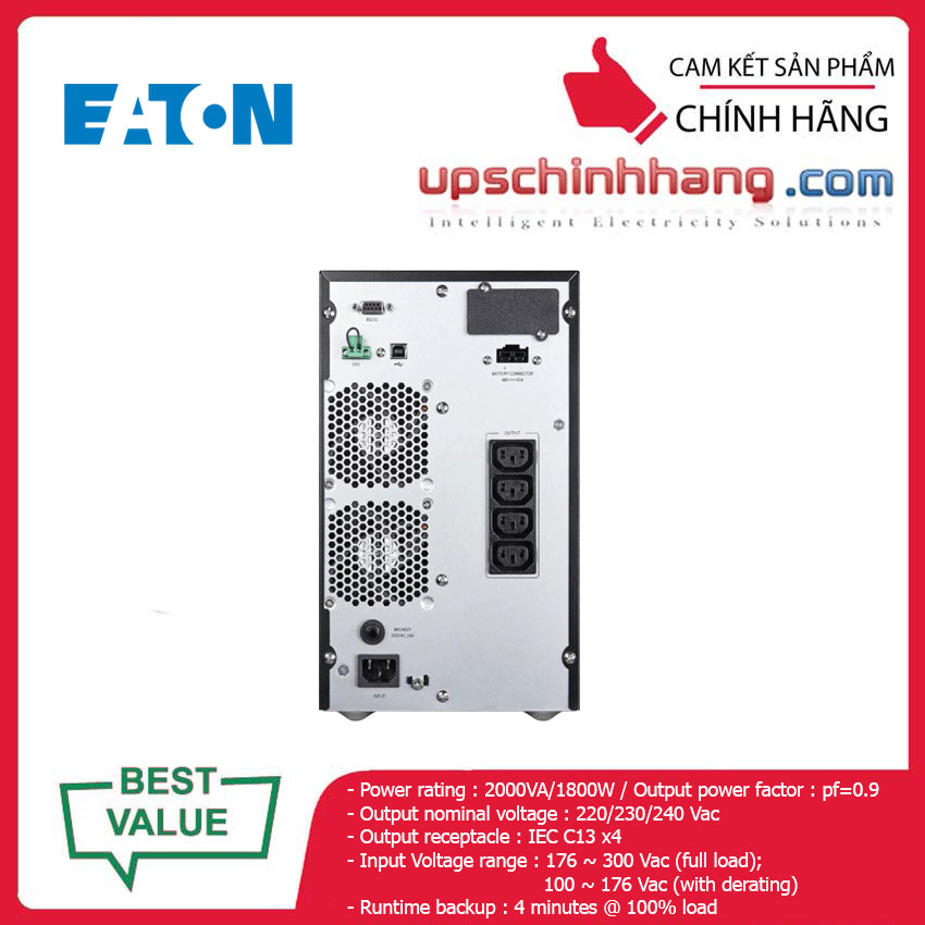 UPS EATON 9A2000I 2000VA/1800W (9103-73A00)