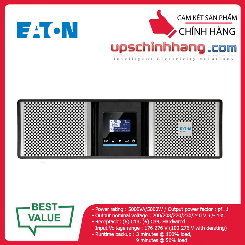 UPS EATON 9PX5KIRTNG2 5000VA/5000W
