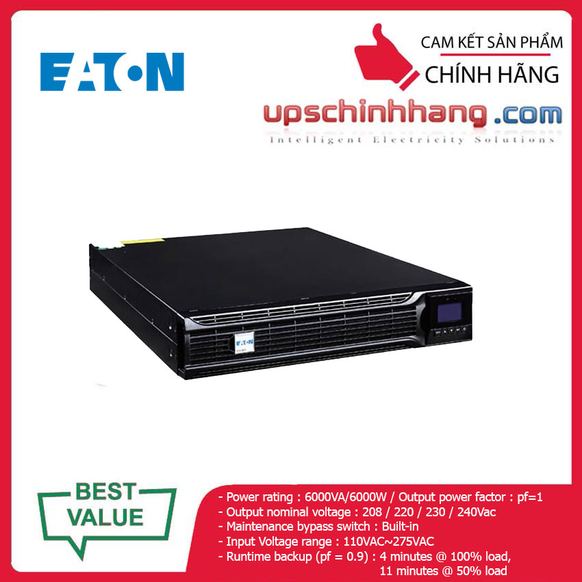 UPS EATON DXRT6KI-AP2 6kVA/6kW (9104-12896EA2)