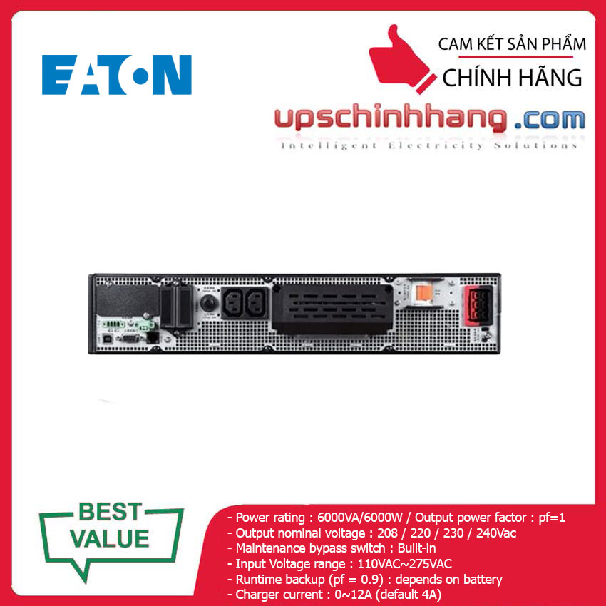 UPS EATON DXRT6KIXL-AP 6kVA/6kW (9104-12897EA1)