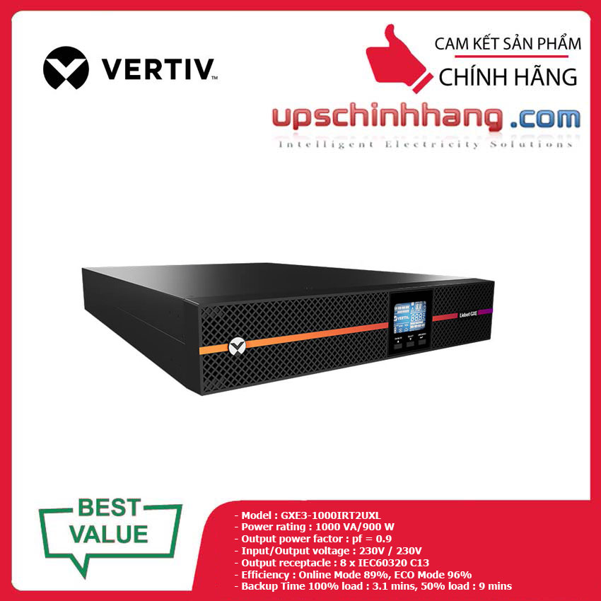 UPS Vertiv GXE3-1000IRT2UXL