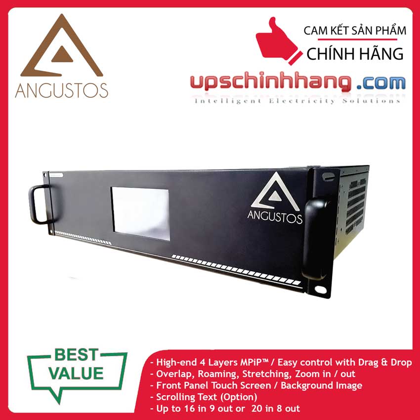 ANGUSTOS ACVW4-1609 - Video Wall Controller 16x09/20x08 Cross Screens Video Wall